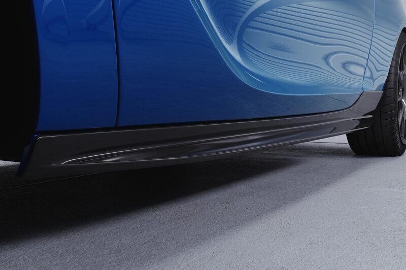 Faldones laterales para Opel Adam SS531-S Negro mate 2