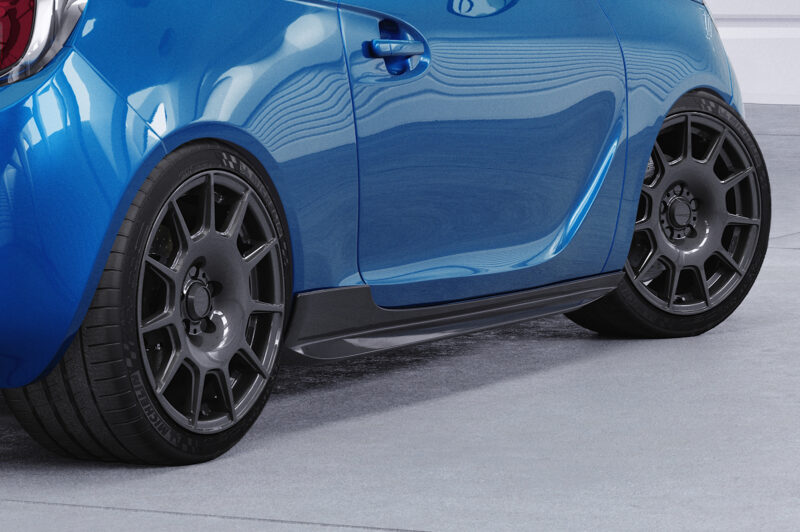 Faldones laterales para Opel Adam SS531-S Negro mate 5