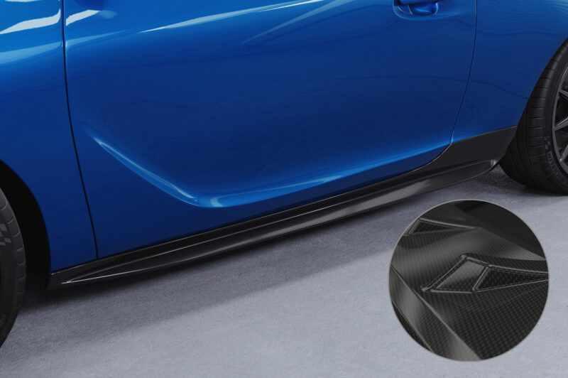 Faldones laterales para Opel Adam SS531-C Carbon look 1