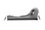 Faldones laterales para Porsche 718 Boxster / Cayman (Tipo 982) SS533-S Negro mate 5