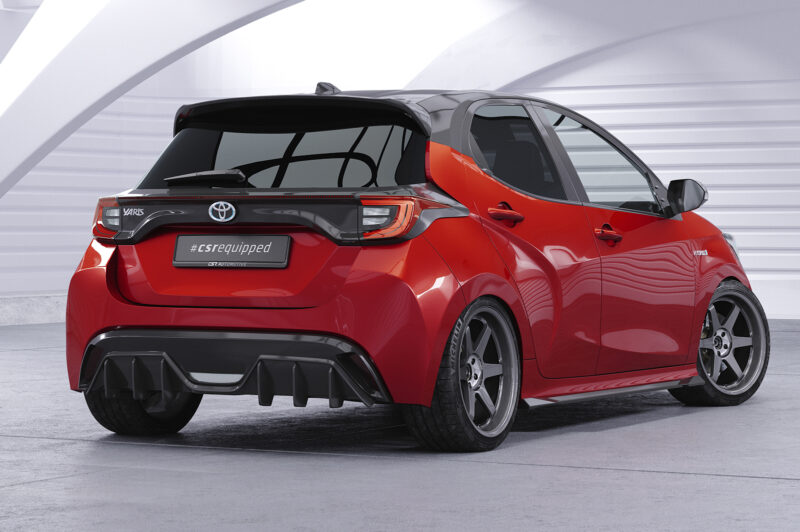 Faldones laterales para Toyota Yaris 4 (XP21) SS534-S Negro mate 6