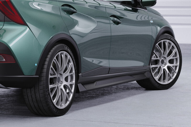 Faldones laterales para Hyundai Bayon SS540-S Negro mate 5
