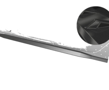 Faldones laterales para Opel Corsa F SS541-C Carbon look 1
