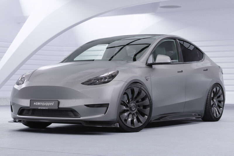 Faldones laterales para Tesla Model Y SS545-S Negro mate 4