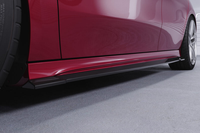 Faldones laterales para Mercedes-Benz Clase A (W177) AMG/AMG-Line SS547-S Negro mate 2