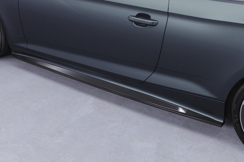 Faldones laterales para Audi A5 (F5) Coupé / Cabrio SS548-S Negro mate 2
