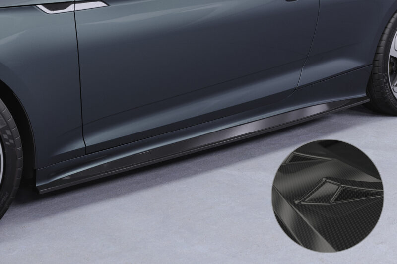 Faldones laterales para Audi A5 (F5) Coupé / Cabrio SS548-C Carbon look 1