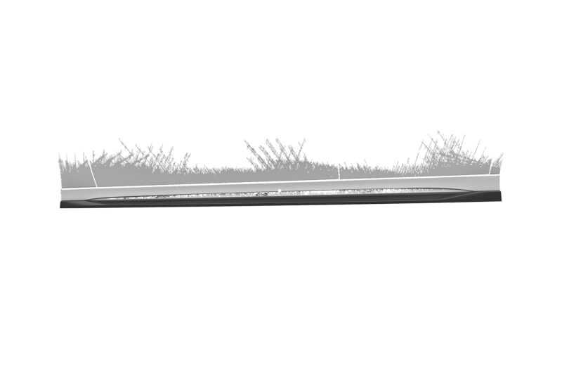 Faldones laterales para Mercedes Benz Clase A W177 SS551-S Negro mate 3