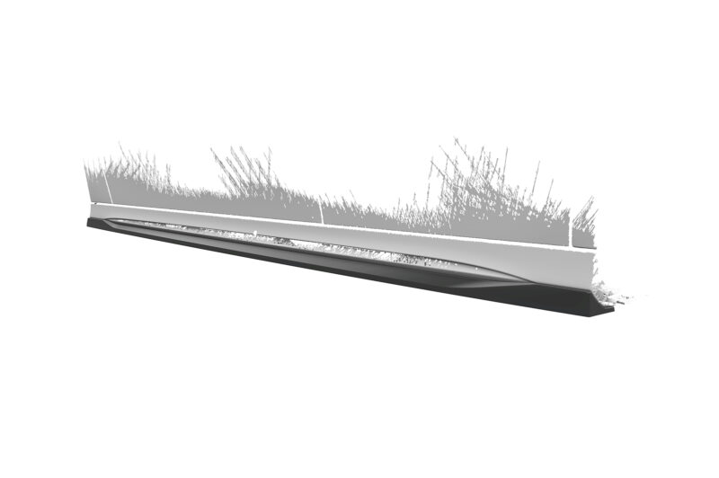 Faldones laterales para Mercedes Benz Clase A W177 SS551-S Negro mate 4