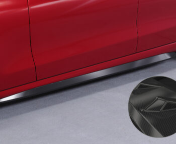Faldones laterales para Mercedes Benz Clase C W206 / S206 SS552-C Carbon look 1