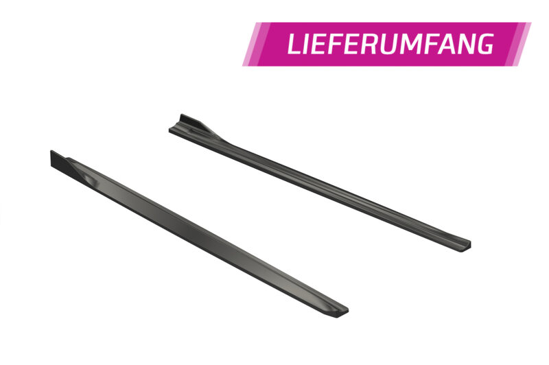 Faldones laterales para BMW M2 F87 SS553-S Negro mate 4