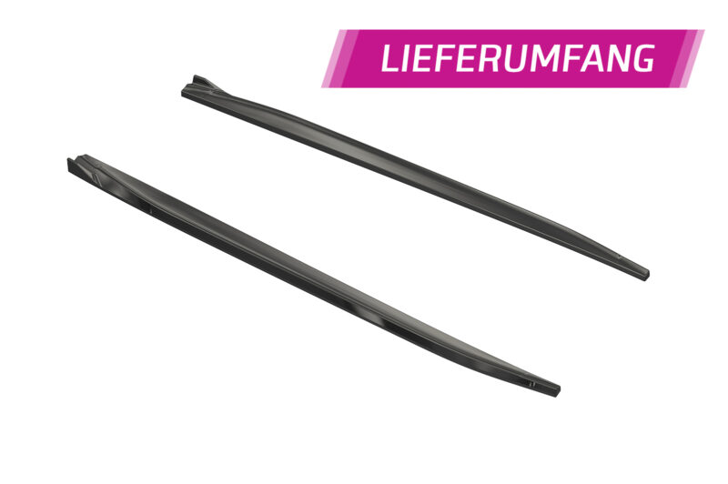 Faldones laterales para Mercedes Benz Clase C W206 / S206 SS554-S Negro mate 4