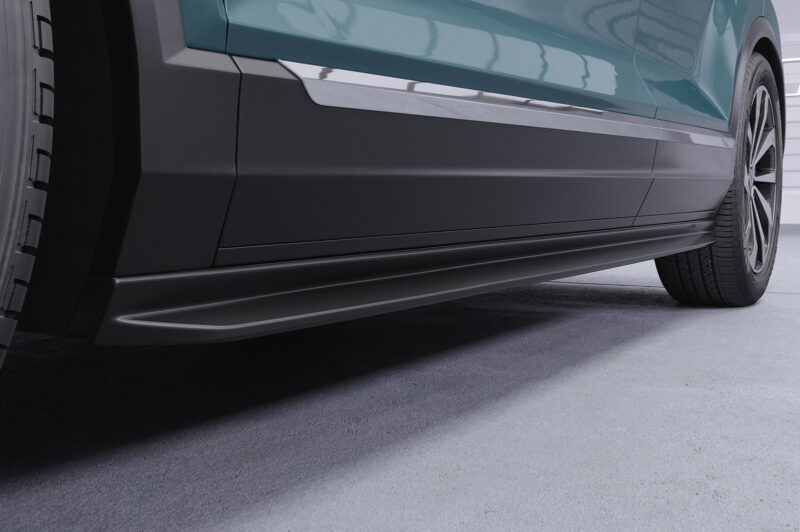 Faldones laterales para VW T-Roc (A1) SS556-S Negro mate 3