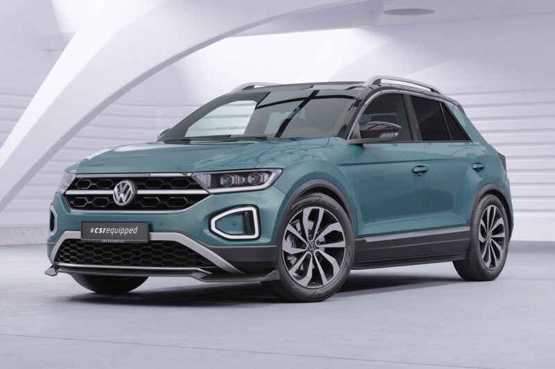 Faldones laterales para VW T-Roc (A1) SS556-S Negro mate 4
