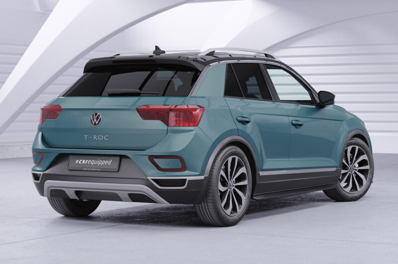 Faldones laterales para VW T-Roc (A1) SS556-S Negro mate 6