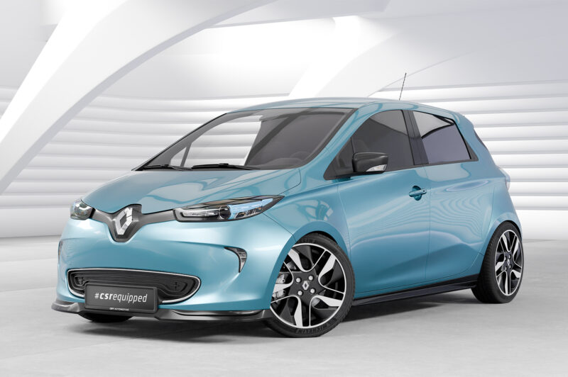 Faldones laterales para Renault Zoe SS561-S Negro mate 4