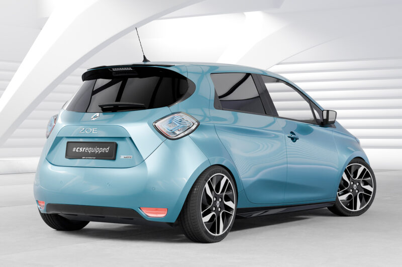Faldones laterales para Renault Zoe SS561-S Negro mate 6