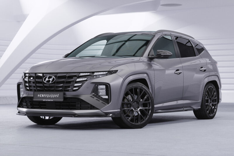 Faldones laterales para Hyundai Tucson 4 (NX4) N-Line SS570-S Negro mate 4
