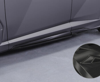 Faldones laterales para Hyundai Tucson 4 (NX4) N-Line SS570-C Carbon look 1
