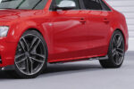 Faldones laterales para Audi A4 / S4 B8 (Tipo 8K) SS571-S Negro mate 3
