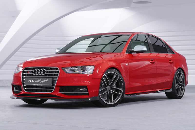 Faldones laterales para Audi A4 / S4 B8 (Tipo 8K) SS571-S Negro mate 4