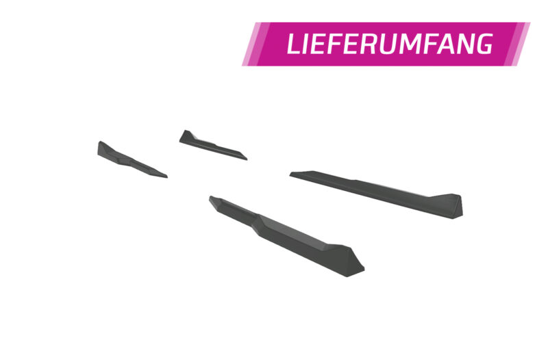 Faldones laterales para Audi A4 / S4 B8 (Tipo 8K) SS571-C
