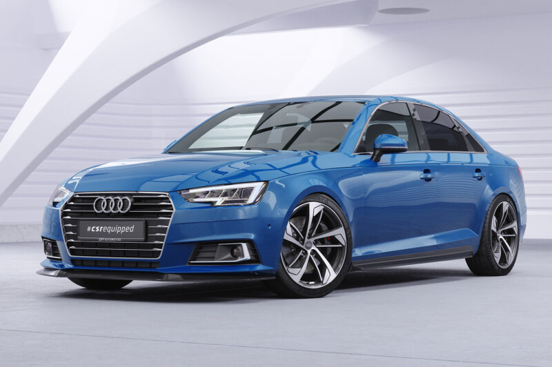 Faldones laterales para Audi A4 B9 (Tipo 8W) SS572-S Negro mate 4