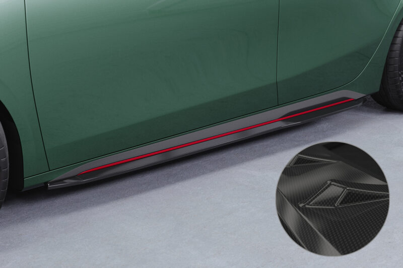 Faldones laterales para Kia Pro Ceed (CD) GT SS575-C Carbon look 1