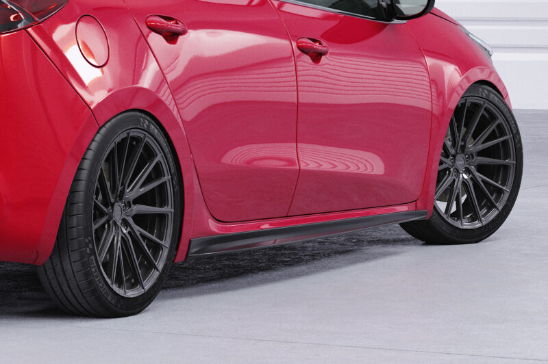 Faldones laterales para Kia Ceed / Pro Ceed (JD) GT SS576-S Negro mate 5
