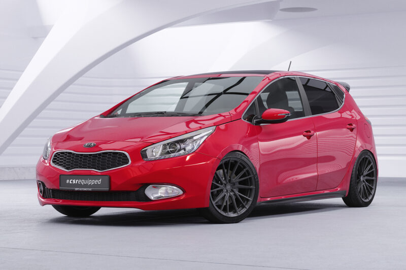 Faldones laterales para Kia Ceed / Pro Ceed (JD) GT SS576-S Negro mate 6