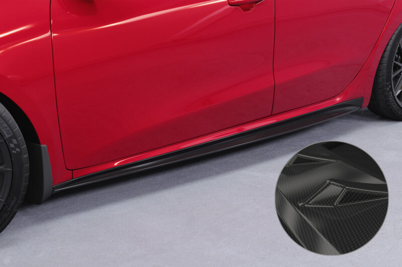 Faldones laterales para Kia Ceed / Pro Ceed (JD) GT SS576-C Carbon look 1