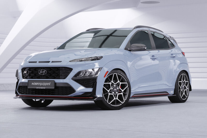 Faldones laterales para Hyundai Kona (1.a generación) N/N-Line SS577-S Negro mate 4
