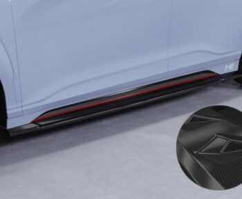 Faldones laterales para Hyundai Kona (1.a generación) N/N-Line SS577-C Carbon look 1