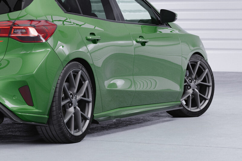 Faldones laterales para Ford Focus MK4 ST / ST-Line SS580-S Negro mate 5