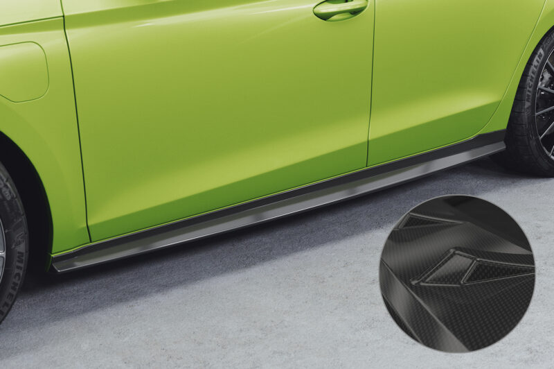 Faldones laterales para Skoda Octavia 4 SS587-C Carbon look 1