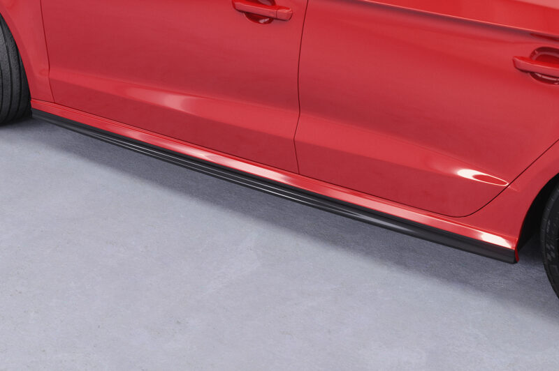 Faldones laterales para Audi A3 8V SS590-S Negro mate 2