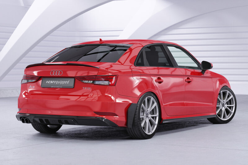 Faldones laterales para Audi A3 8V SS590-S Negro mate 6