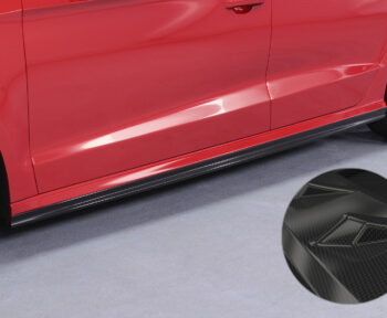 Faldones laterales para Audi A3 8V SS590-C Carbon look 1