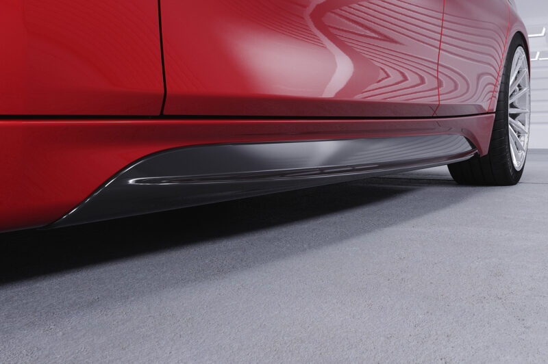Faldones laterales para BMW Serie 3 F30 / F31 SS595-S Negro mate 2