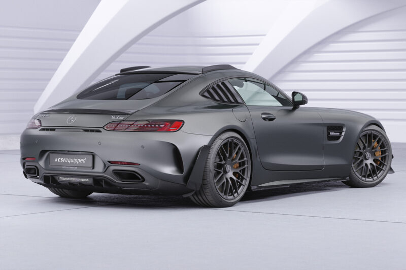 Faldones laterales para Mercedes Benz AMG GT (190) SS597-S Negro mate 4