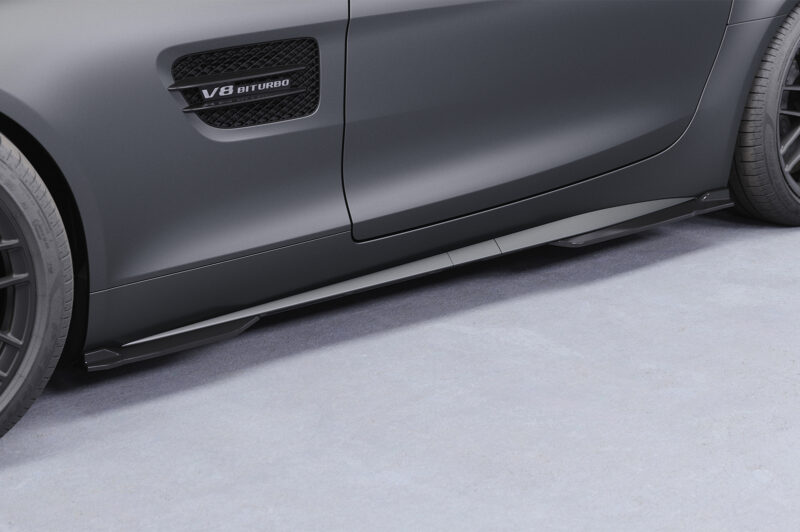 Faldones laterales para Mercedes Benz AMG GT (190) SS598-S Negro mate 2