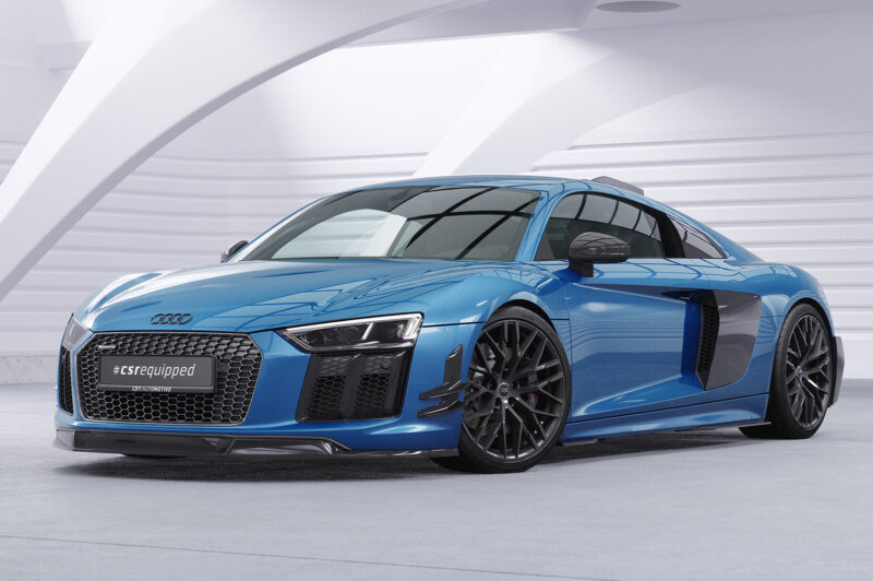 Faldones laterales para Audi R8 (Typ 4S) SS599-S Negro mate 4