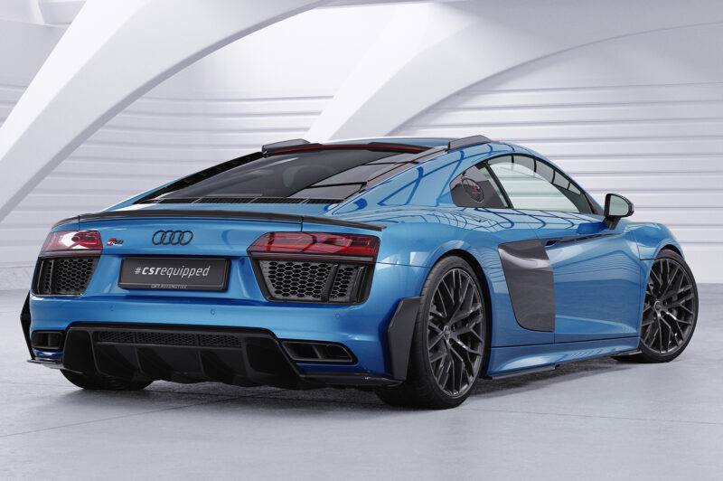Faldones laterales para Audi R8 (Tipo 4S) SS600-S Negro mate 6