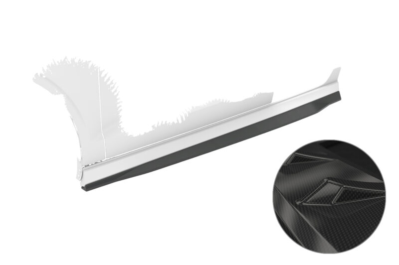 Faldones laterales para Audi A3 S-Line / S3 8V SS604-C Carbon look 1