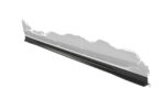 Faldones laterales negro mate para VW Golf 8 Variant SS605-S Negro mate 2