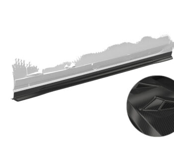 Faldones laterales con apariencia de carbono ABE para VW Golf 8 Variant SS605-C Carbon look 1