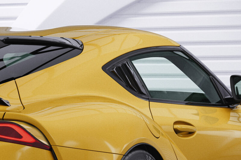 Cubre lunas laterales para Toyota GR Supra (A90) SSB001-S Negro mate 5