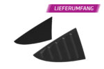 Cubiertas de ventanas laterales para Tesla Model 3 SSB005-S Negro mate 5