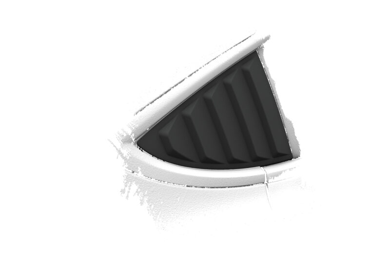 Cubiertas de ventanas laterales para Tesla Model 3 SSB005-S Negro mate 6