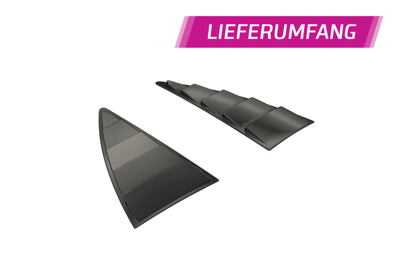 Cubiertas de lunas laterales para Opel Corsa E 3 puertas SSB007-C